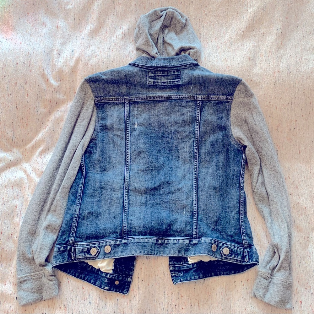 Combination Knit Jean jacket - Picture 3 of 3